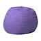 Flash Furniture Bean Bag Chair, 30 in W 30" L 18" H DG-BEAN-SMALL-SOLID-PUR-GG - alternate 1